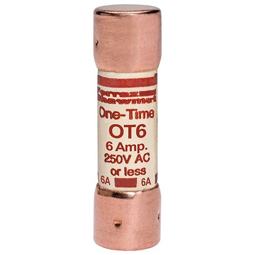 OT6 - Fuse Amp-Trap® 250V 6A Fast-Acting Class K5 OT Series